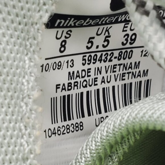 Nike Roshe Run Shoes Women's 8 Orange Cheetah Print Athletic Running Sneakers - Picture 9 of 9